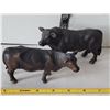Image 3 : 2002 Schleich Germany Black Angus Bull & cow.