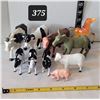 Image 1 : Farm amimals. Breyer cow, British Friesian cows, Imperial (Hong Kong) foal.