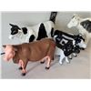 Image 2 : Farm amimals. Breyer cow, British Friesian cows, Imperial (Hong Kong) foal.