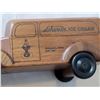 Image 3 : Vtg. Wood Schwans ice cream truck. 1963 VW double cab pick up delivery service.