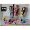Image 1 : Barbie doll Family group. Beach & camping accessories.