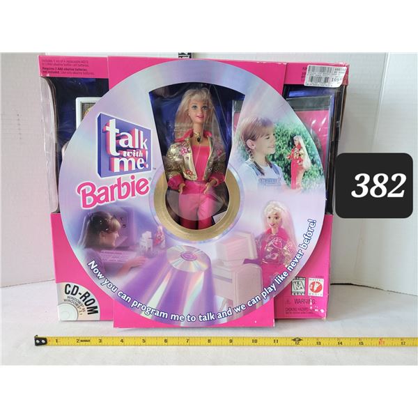 Vintage CD Rom “Talk to me “ Barbie complete in box.