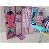 Image 3 : Barbie fold out locker. Doll, furniture & backpack.