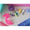 Image 7 : Vtg. Magic wings Mariposa (no wings) Dreamtopia doll, Barbie tubs, clothes & accessories.