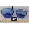 Image 1 : Anchor Blue oven ware mixing bowls