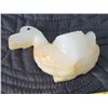 Image 3 : Vintage solid polished stone carved swan.