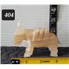 Image 1 : Small onyx, hand carved marble mexican donkey.