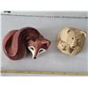 Image 2 : Vtg. Artesania Riconada Urguay collectable, signed,fox & bear created by Jesus & Javier Carbajales. 
