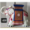 Image 1 : Large ceramic elephant plant stand.