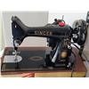 Image 2 : Vtg. Portable Singer sewing machine & accessories. Excellent condition.