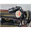 Image 5 : Vtg. Portable Singer sewing machine & accessories. Nice.