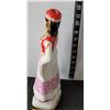 Image 4 : 1960's Greek vintage collectible Metaxa Ouzo porcelain liquor decanter. Hand painted female.