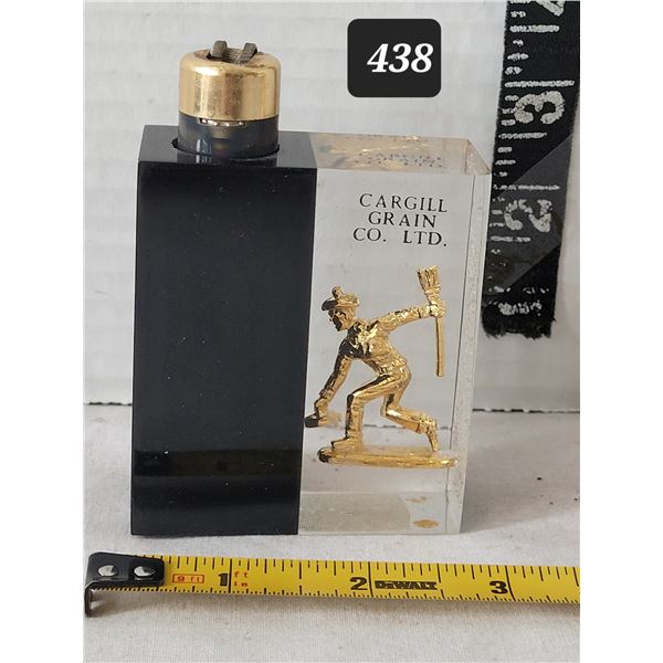 Cargill Grain Co. Curling butane lighter holder.