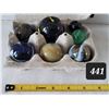 Image 1 : 5 extra large marbles over 2” diameter. 3 boulder size.