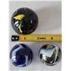 Image 4 : 5 extra large marbles over 2” diameter. 3 boulder size.
