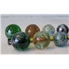 Image 3 : 16 large 1” & smaller marbles.