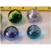 Image 7 : 16 large 1” & smaller marbles.