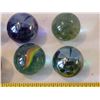 Image 8 : 16 large 1” & smaller marbles.