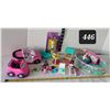 Image 1 : Polly Pocket dolls, cars & accessories.