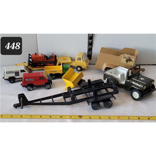 1970's & '80's Tonka toys. Made in Japan & USA.