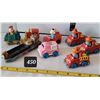 Image 1 : 1981 Hasbro, Muppet Ernie in diecast fire truck (3). Ertl tugboat Hong Kong, & more.
