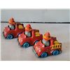 Image 2 : 1981 Hasbro, Muppet Ernie in diecast fire truck (3). Ertl tugboat Hong Kong, & more.