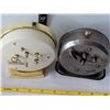Image 2 : Vintage Westclox manual wind alarm clocks.