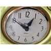 Image 2 : 1950's Snider 8 day horse clock. Green enameled ceramic housing. Wedge point , hand painted, Manual 