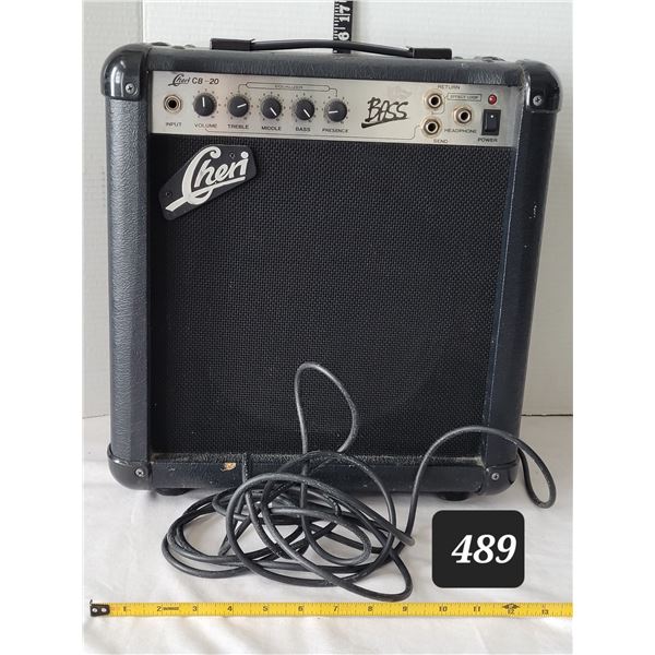 Warnock Hersey Cheri Bass guitar amplifier.