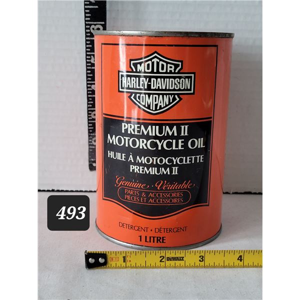 Harley Davidson motor cycle oil can.