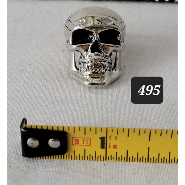 Stainless steel Skull ring size 10