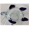 Image 3 : Murano style art glass hand blown turtle bowl.