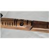 Image 5 : Unique hand carved heavy wooden cane. Possibly ironwood or rose wood. Ornate grain & smooth finish.