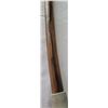 Image 6 : Unique hand carved heavy wooden cane. Possibly ironwood or rose wood. Ornate grain & smooth finish.