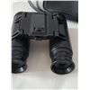 Image 4 : Pair of travel size adjustable binoculars with cases.  1Vivitar. Petit 3X15 scope.