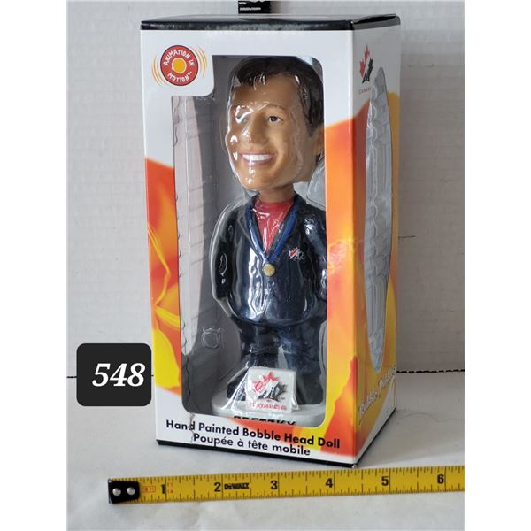 2002 Boxed Wayne Gretzky hand painted Bobble Head.