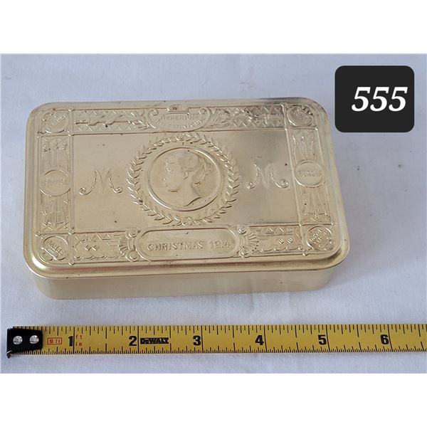 Antique Brass Princess Mary 1914 Christmas WWI military gift. Very Nice.