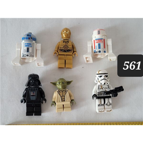 Star Wars Lego special character figures.