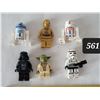 Image 1 : Star Wars Lego special character figures.