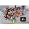 Image 1 : Small dolls & accessories. Includes Littlest Pet shop Petit Blythe dolls & Shimmer & Shine Princess 