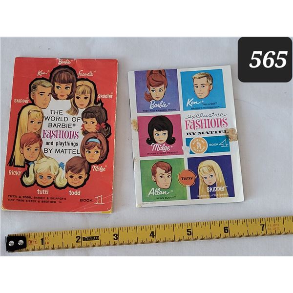 1963 original Barbie Fashion books.