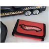 Image 3 : Hot Wheels items. Semi trailer for cars, Video game remote & wallet.