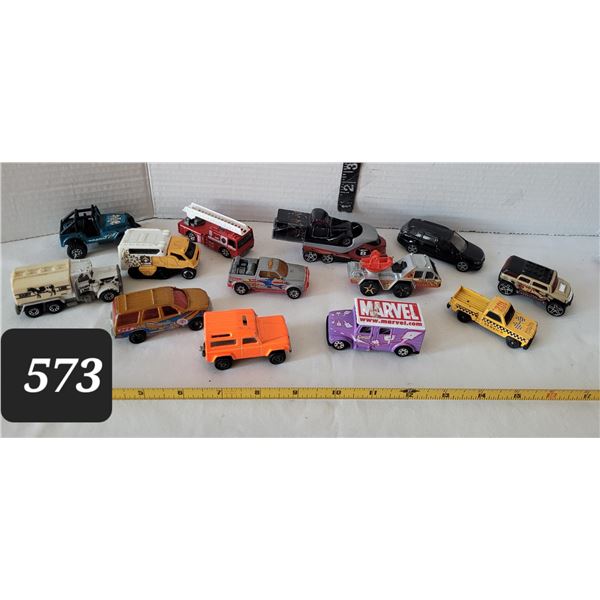 Vintage Hot Wheels & Matchbox trucks.