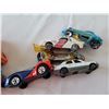 Image 6 : Group of small vintage diecast cars, including Hot wheels & Matchbox.