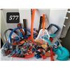 Image 1 : Hot Wheels racing set & cars.