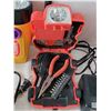 Image 2 : Car flashlight car tool kits.(1 complete), clock radio & clamp light.As is