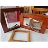 Image 3 : Wood photo storage boxes  & frames.