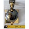 Image 3 : Extra large Marble in solid brass globe stand.