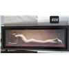 Image 1 : 22” X 61” framed Giorgio Mariani canvas of a nude resting woman. Italy
