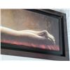 Image 2 : 22” X 61” framed Giorgio Mariani canvas of a nude resting woman. Italy